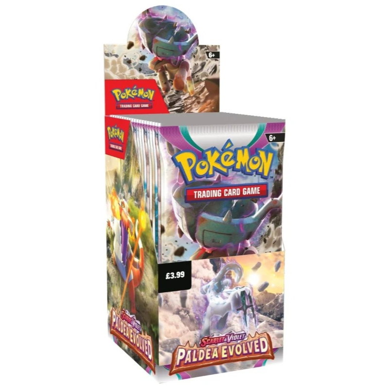 Pokémon TCG Paldea Evolved Kiosk Box balení boosterů pro sběratele