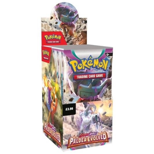 Pokémon TCG Paldea Evolved Kiosk Box balení boosterů pro sběratele